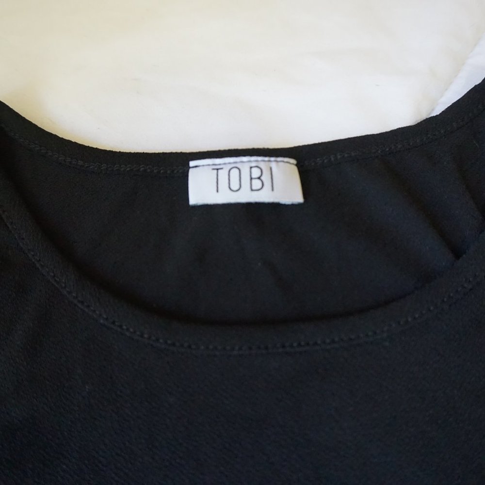 Black Racer Back Tank Dress - Picture 3 of 4